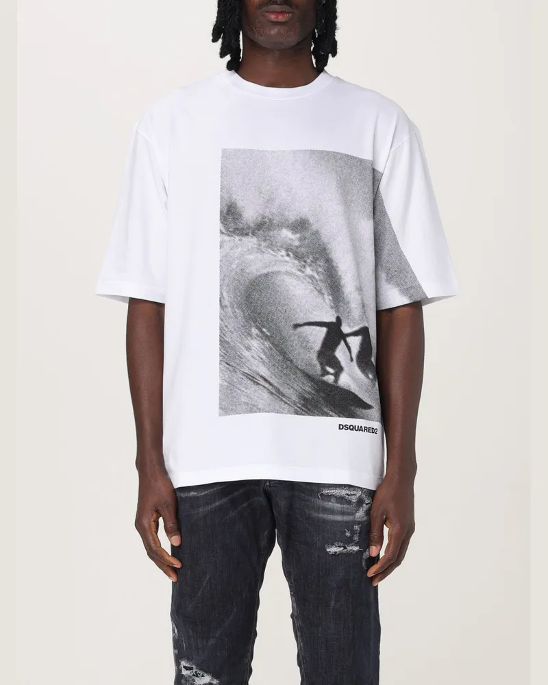 Dsquared2 T-shirt herren Weiß