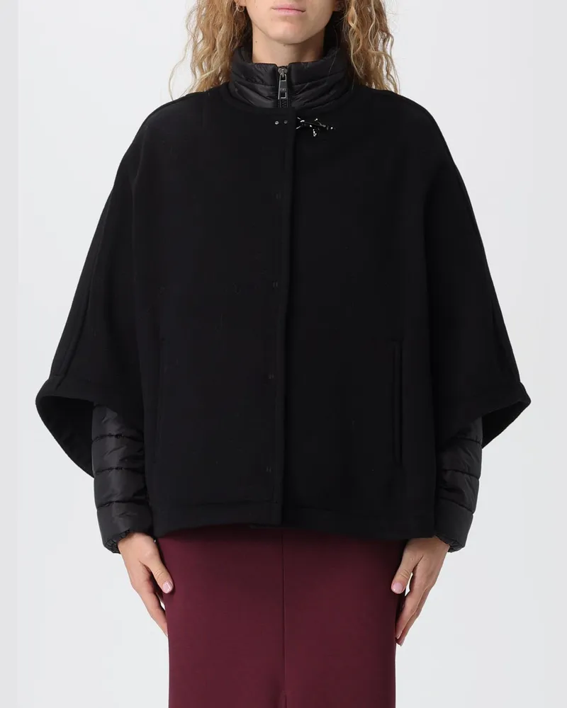 Fay Mantel damen Schwarz