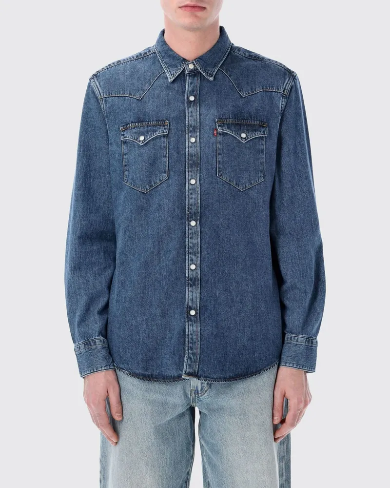 Levi's LEVI Barstow Langarmhemd aus Baumwolldenim Denim