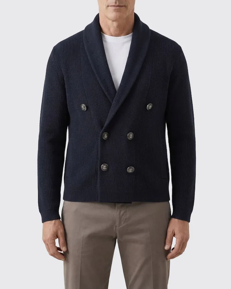 Brunello Cucinelli Pullover herren Blau