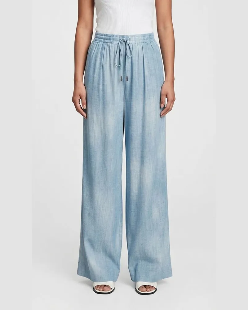 Ermanno Scervino Hose damen Hellblau