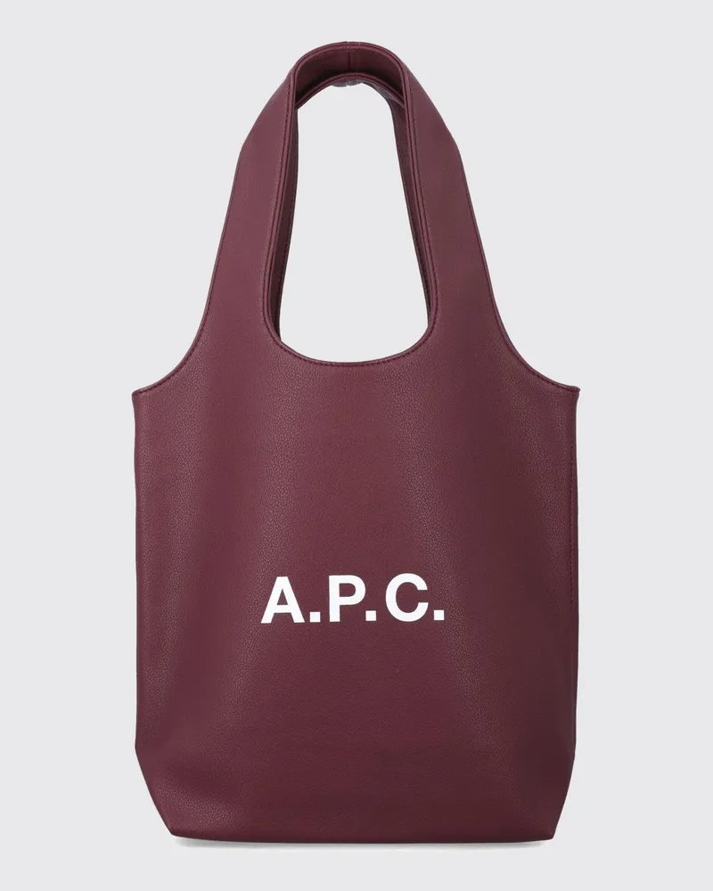 A.P.C. Tasche herren Burgunderrot