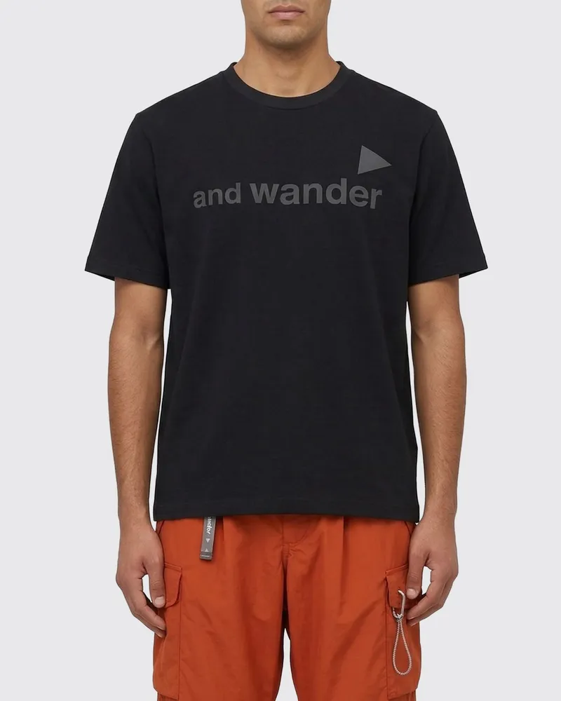 and wander T-shirt herren Schwarz