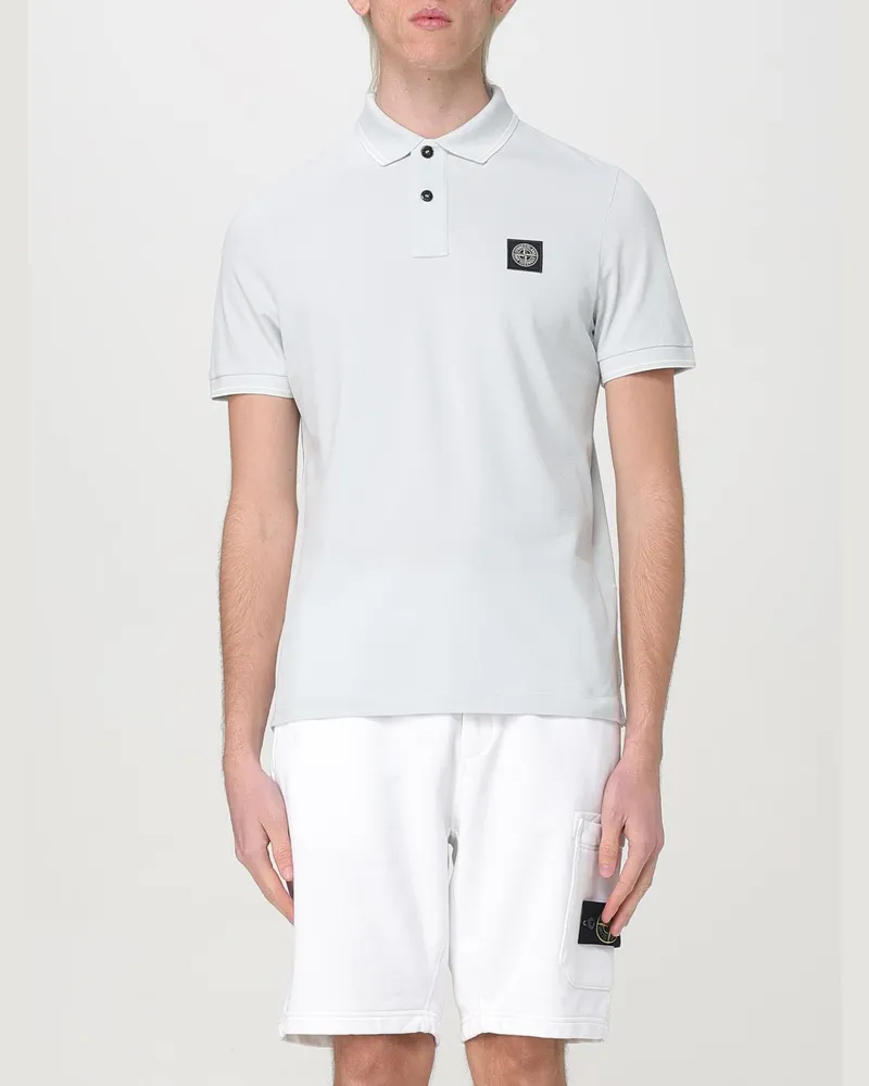 Stone Island Polo herren Hellblau