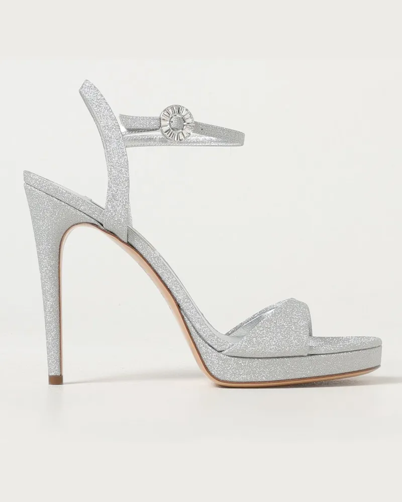 Casadei Flache sandalen damen Silber