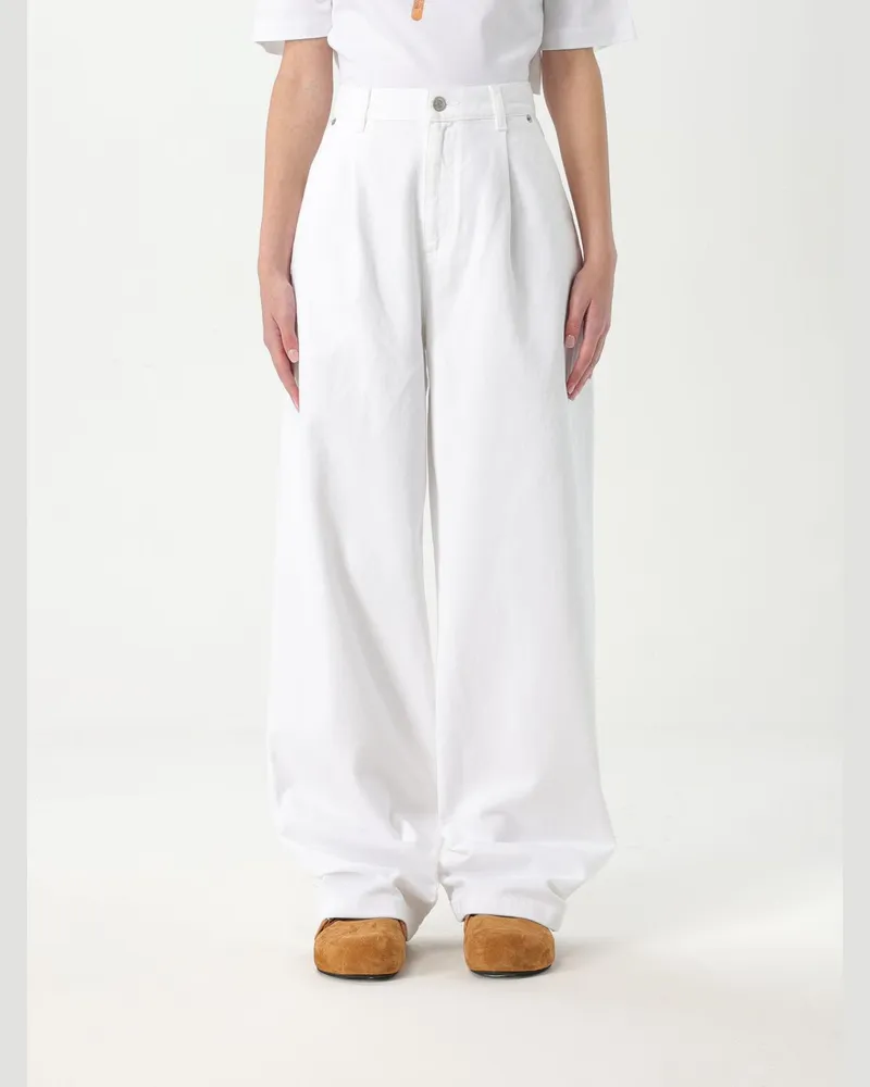 Moschino Hose damen Weiß