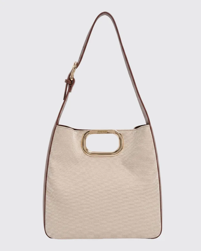 Twin-Set Canvas-Tasche Natural