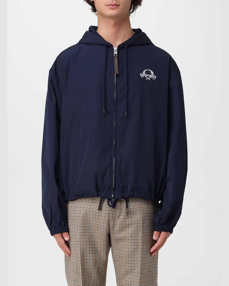 Moschino Jacke herren Blau