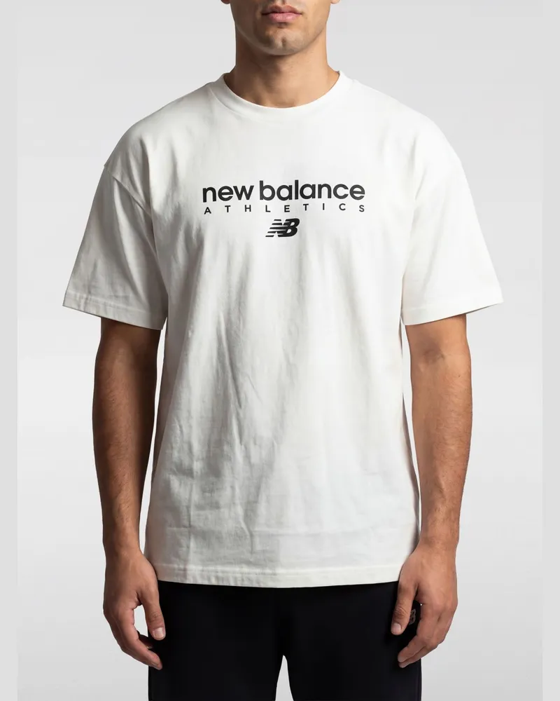 New Balance T-shirt herren Weiß