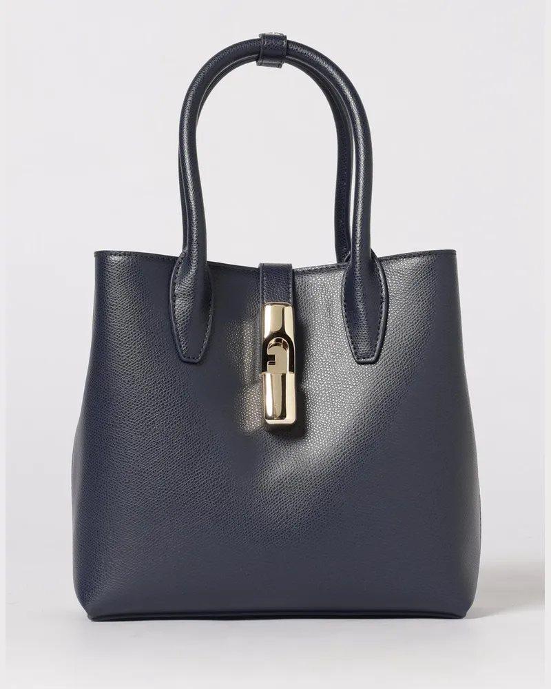 Furla Schultertasche damen Blau