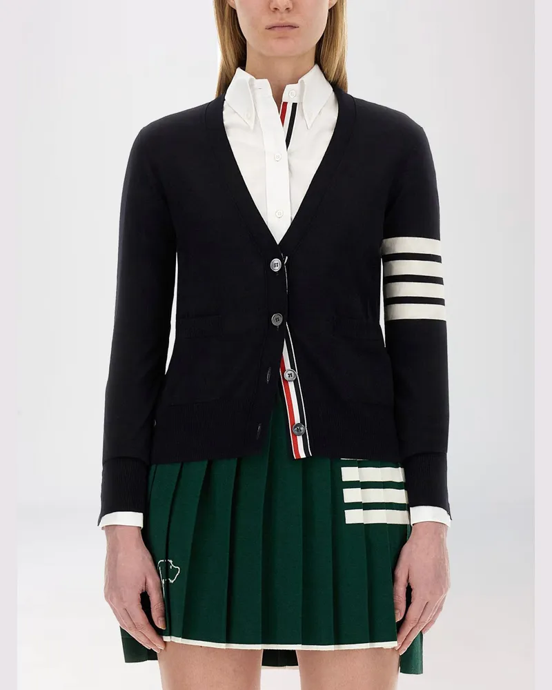 Thom Browne Strickjacke damen Blau