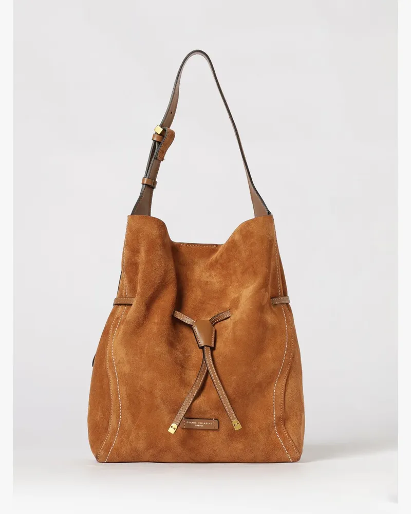 Gianni Chiarini Schultertasche damen  Club Marcella Braun