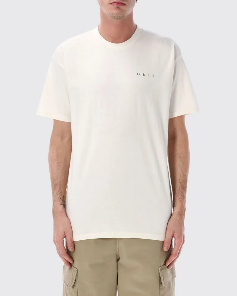 Obey T-shirt herren Weiß