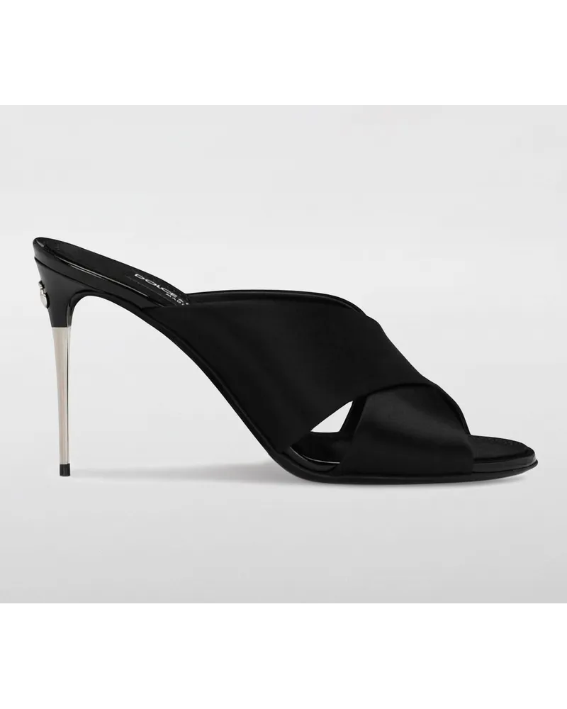 Dolce & Gabbana Flache sandalen damen Dolce & Gabbana Schwarz