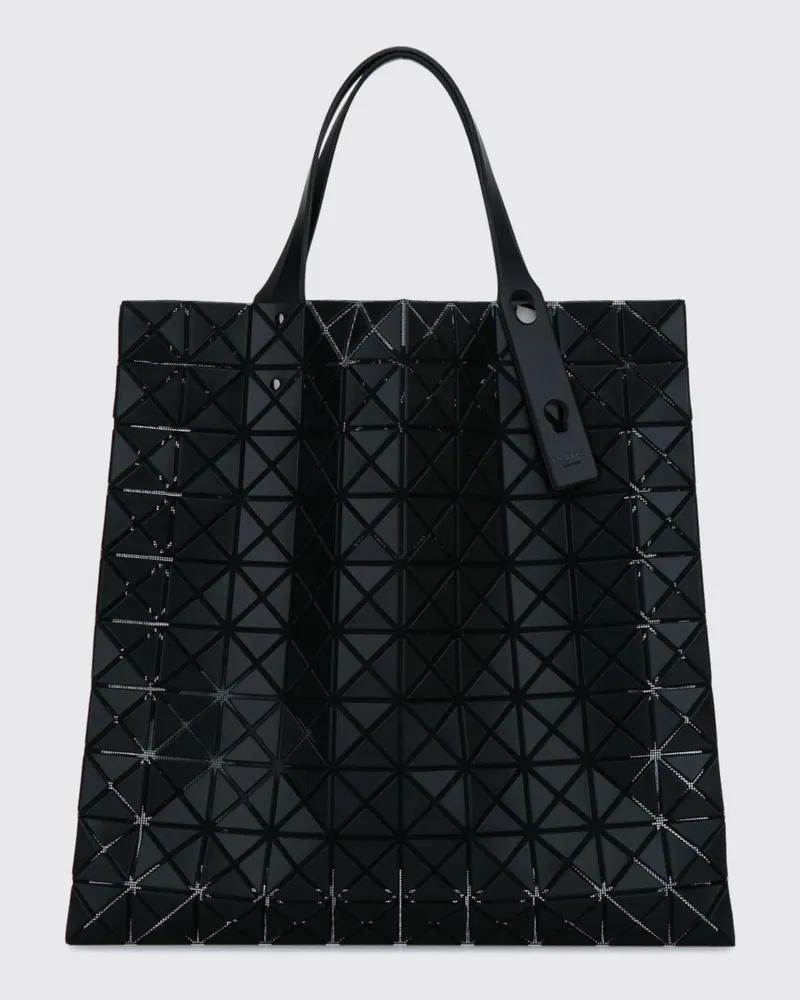 Issey Miyake Große Prism-Tragetasche aus PVC mit verstellbaren Henkeln Schwarz