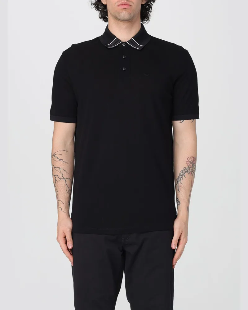 Emporio Armani Polo herren Schwarz