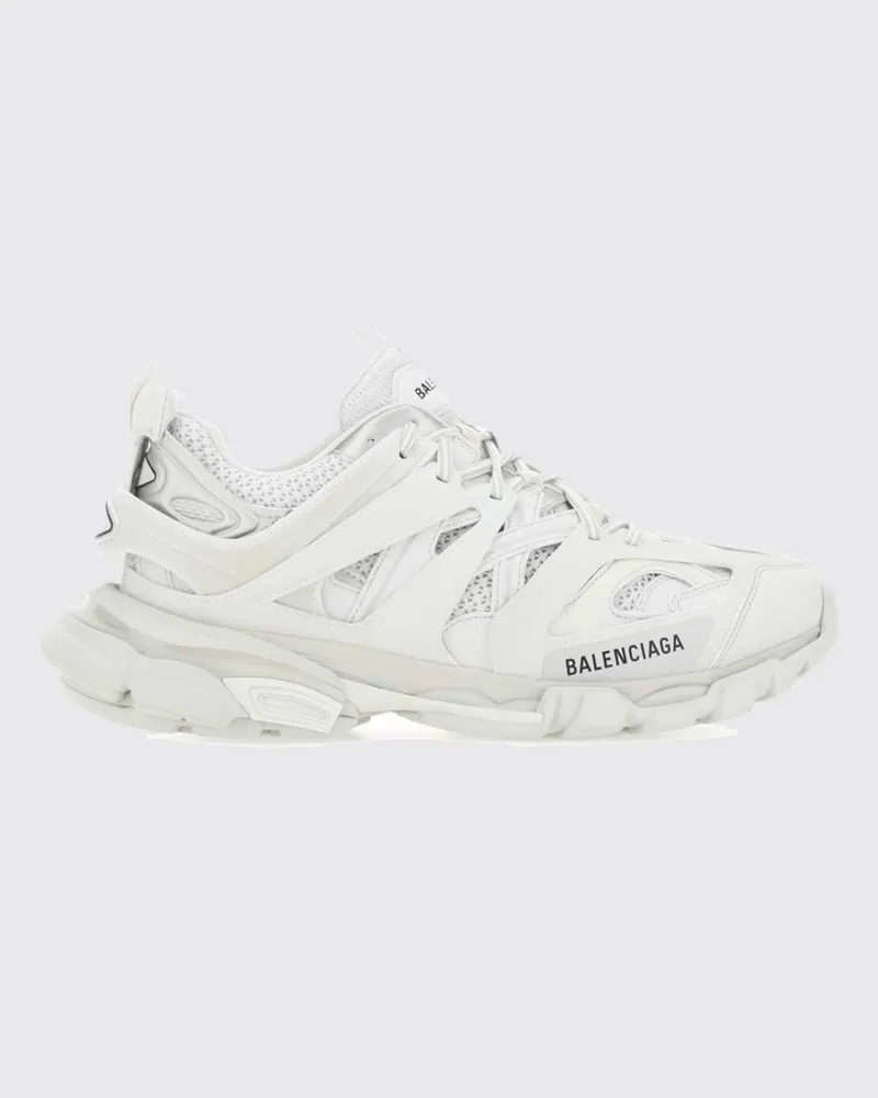 Balenciaga Track Schnürsneaker aus Mesh und Gummi mit Kontrast-Logo Weiß