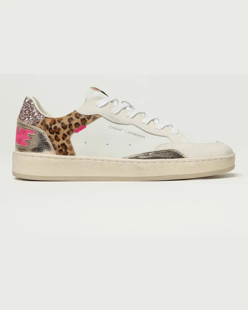 Crime Sneakers damen Silber