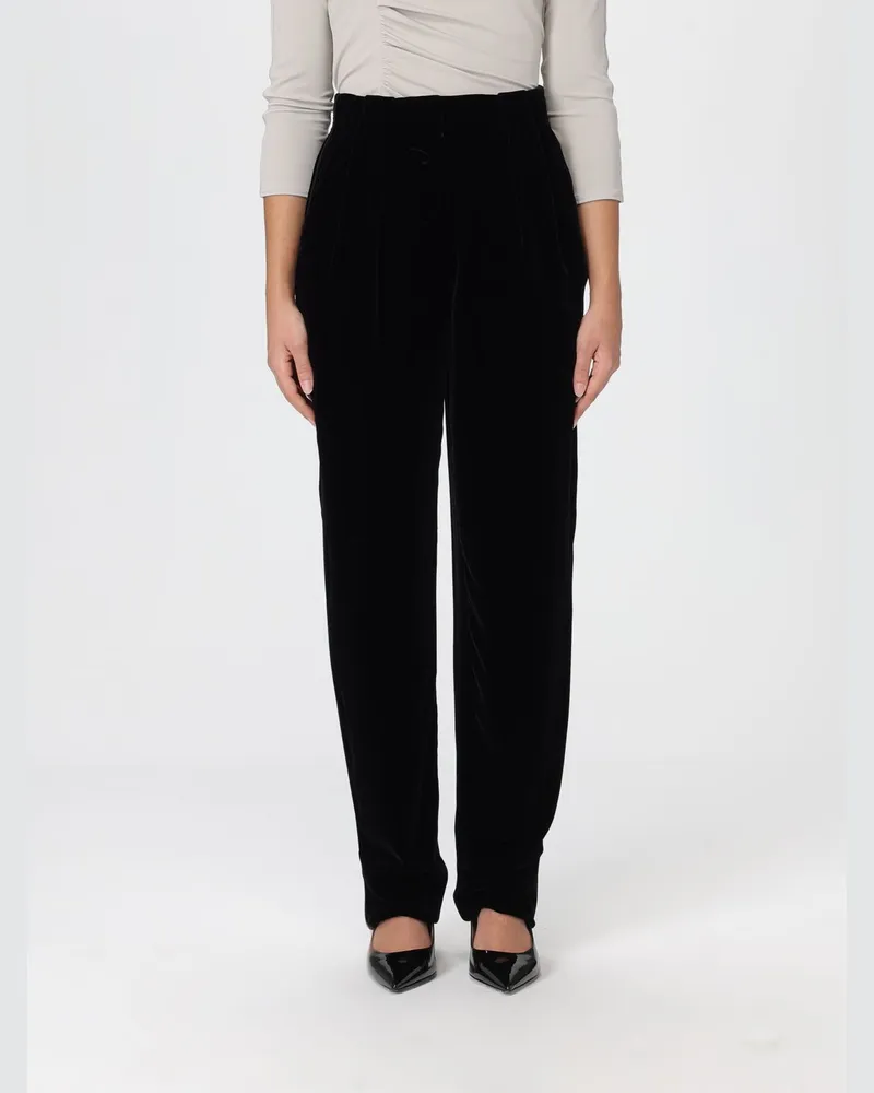 Giorgio Armani Hose damen Schwarz