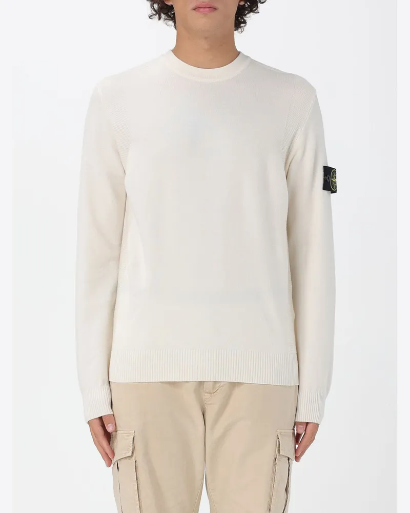 Stone Island Pullover herren Weiß