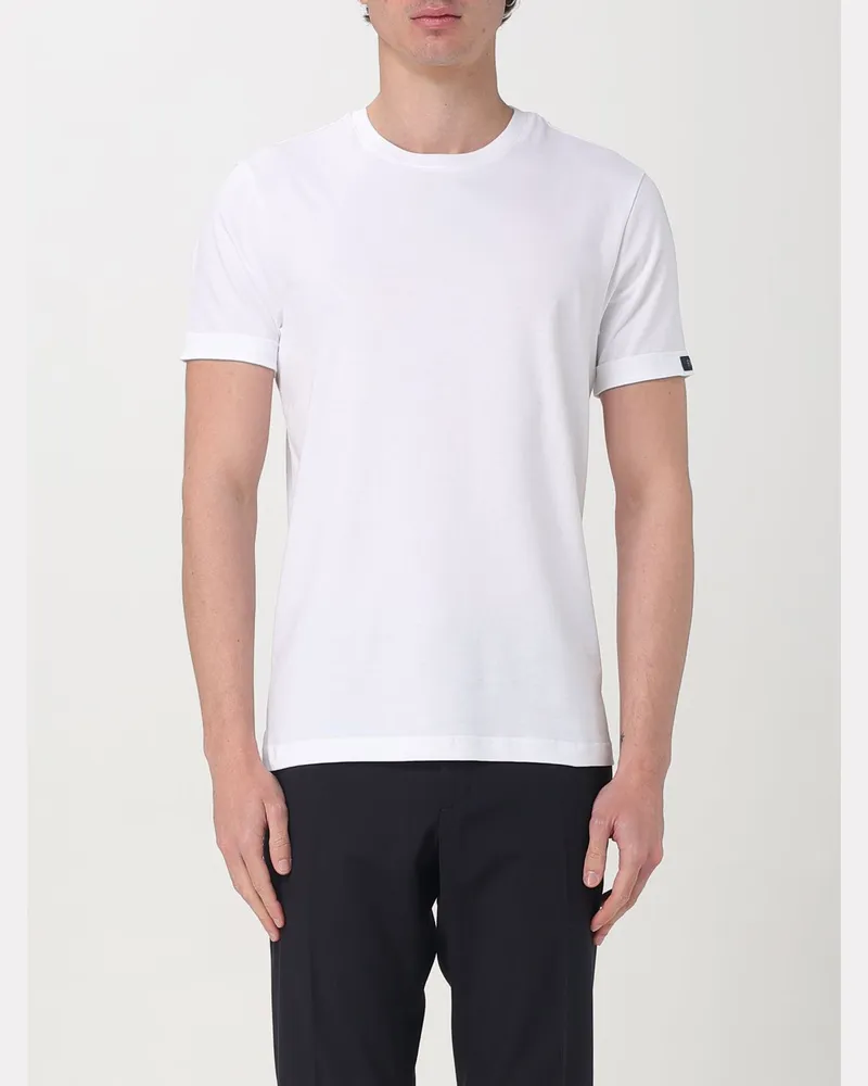 Fay T-shirt herren Weiß