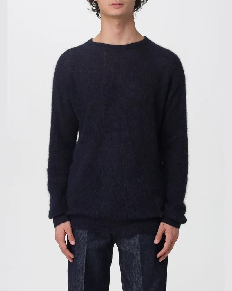 AURALEE Pullover herren Blau