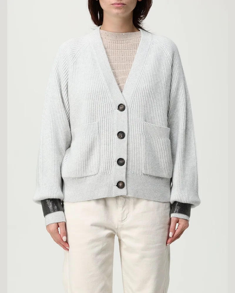 Brunello Cucinelli Pullover damen Grau