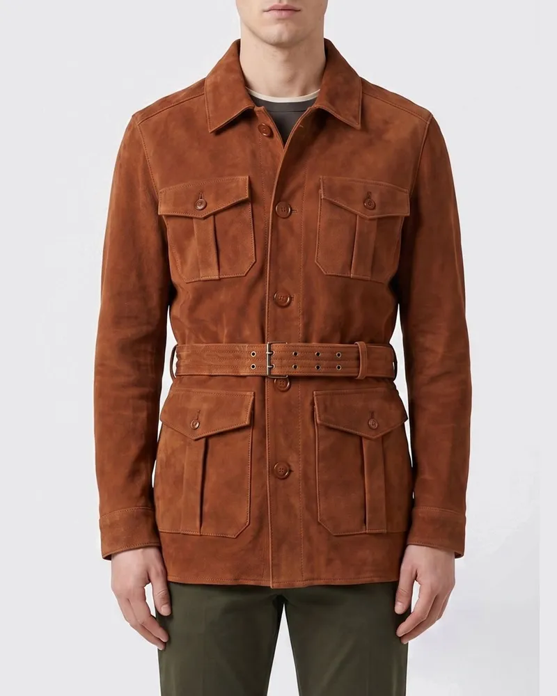 Schott N.Y.C Jacke herren Braun