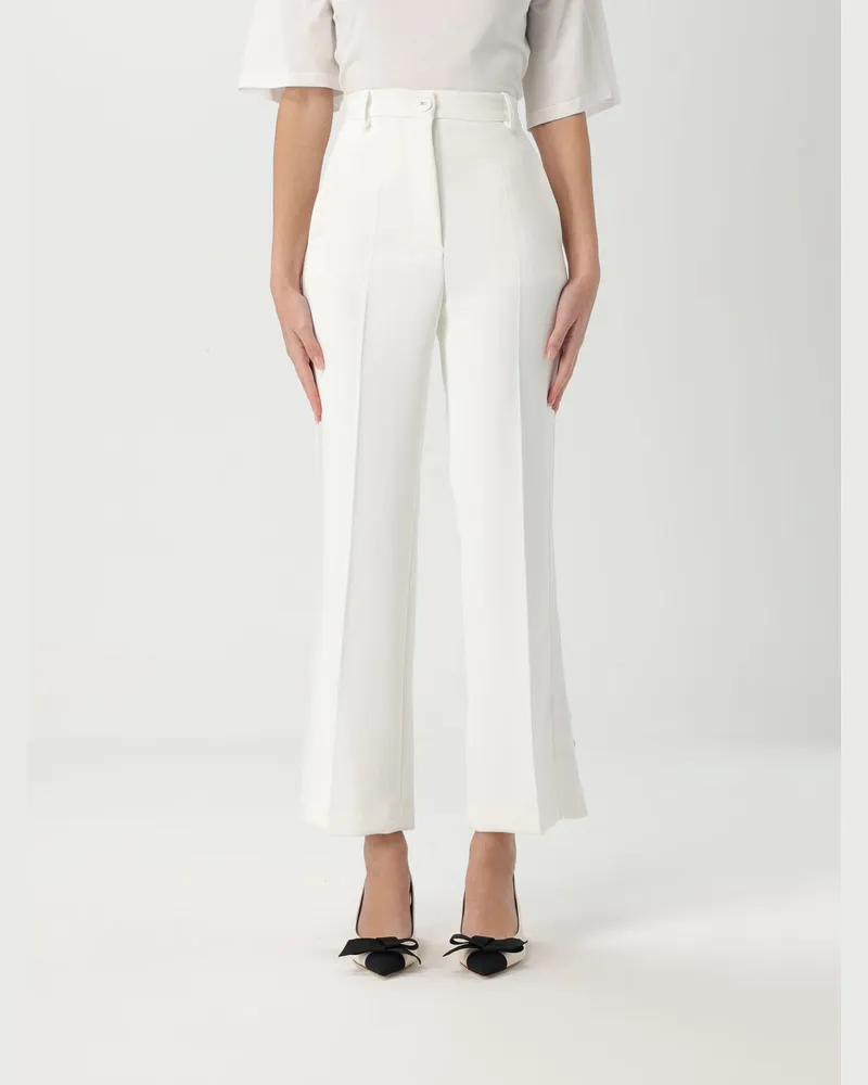 Elisabetta Franchi Hose damen Ivory