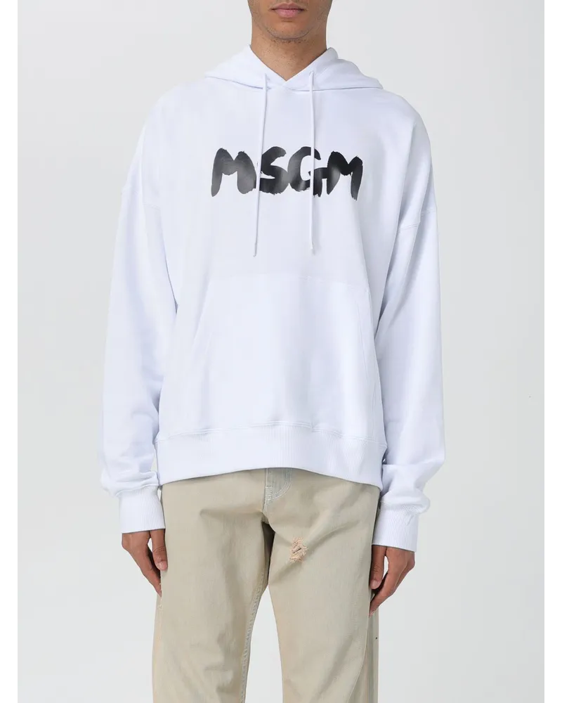 MSGM Sweatshirt herren Weiß