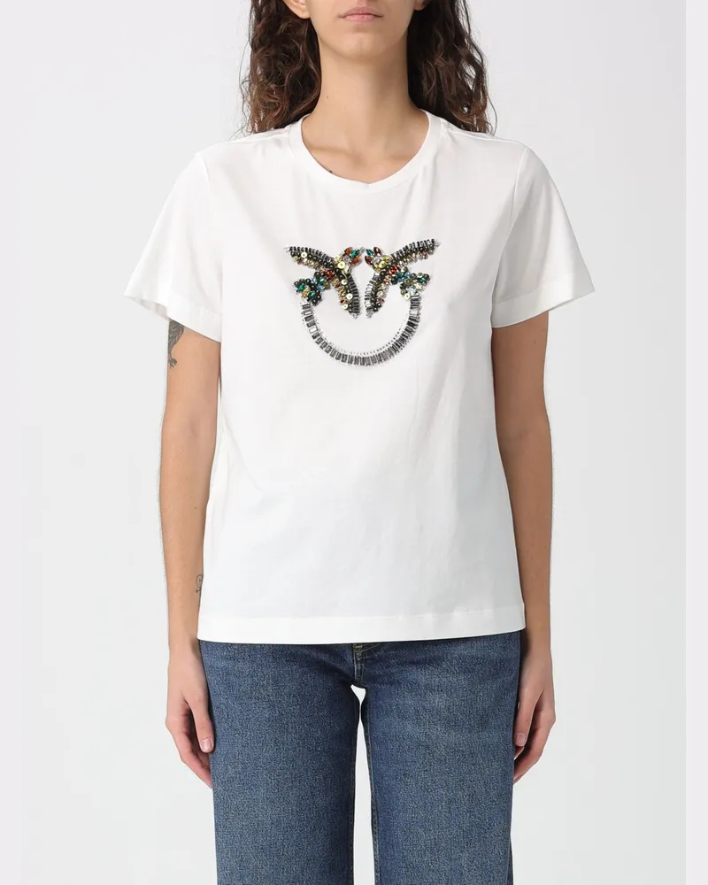 Pinko T-shirt damen Weiß