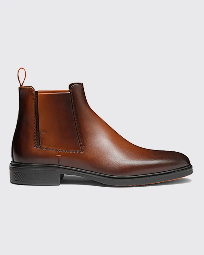 Santoni Schuhe herren Braun