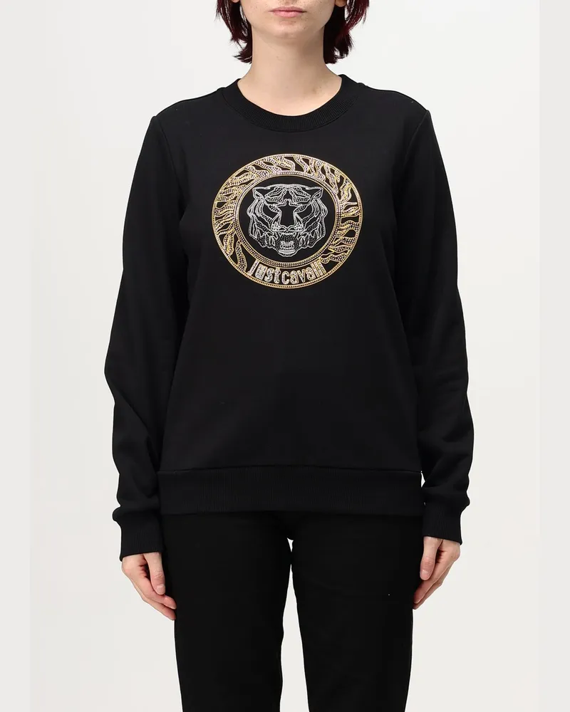 Just Cavalli Sweatshirt damen Schwarz