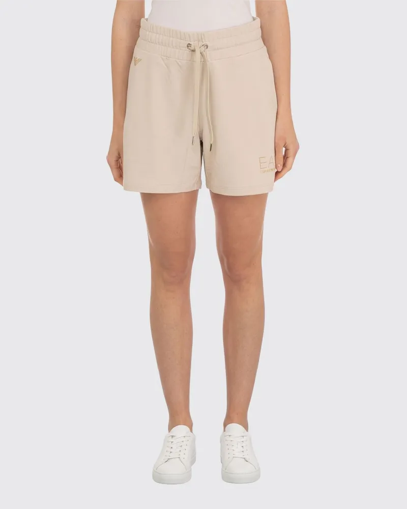 EA7 Shorts damen Beige