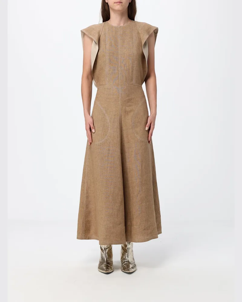 Moschino Kleid damen Haselnuss