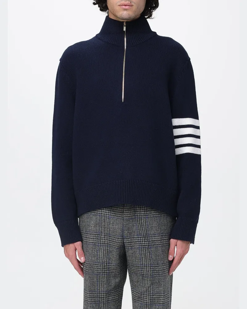 Thom Browne Strickjacke herren Blau