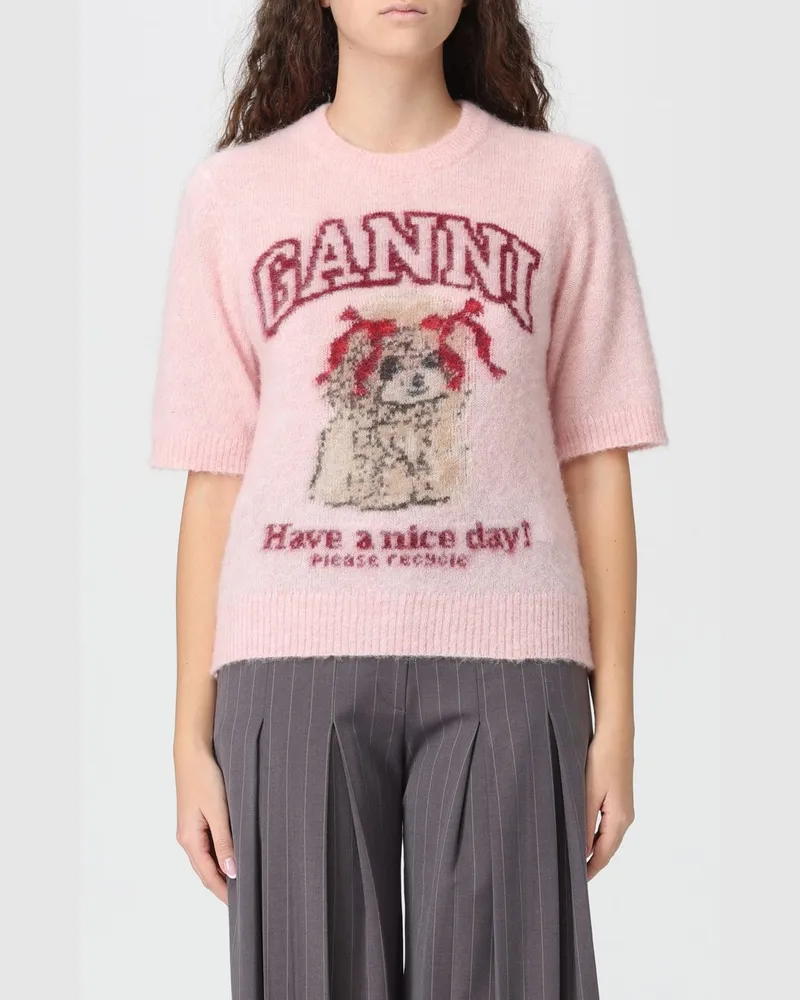 Ganni T-shirt damen Pink