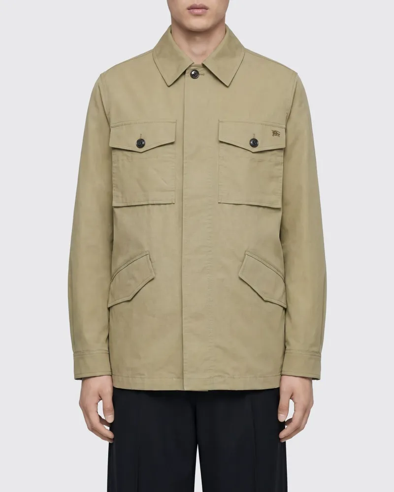 Burberry Baumwoll-Hemdjacke Beige