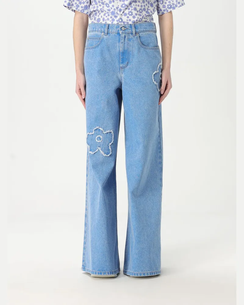 Marni Hose damen Hellblau