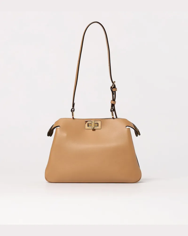 Fendi Schultertasche damen Beige