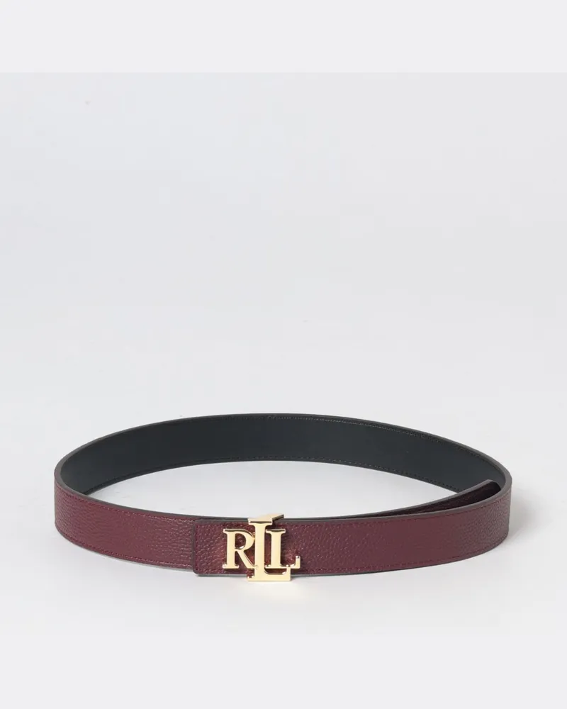 Ralph Lauren Gürtel damen Burgunderrot