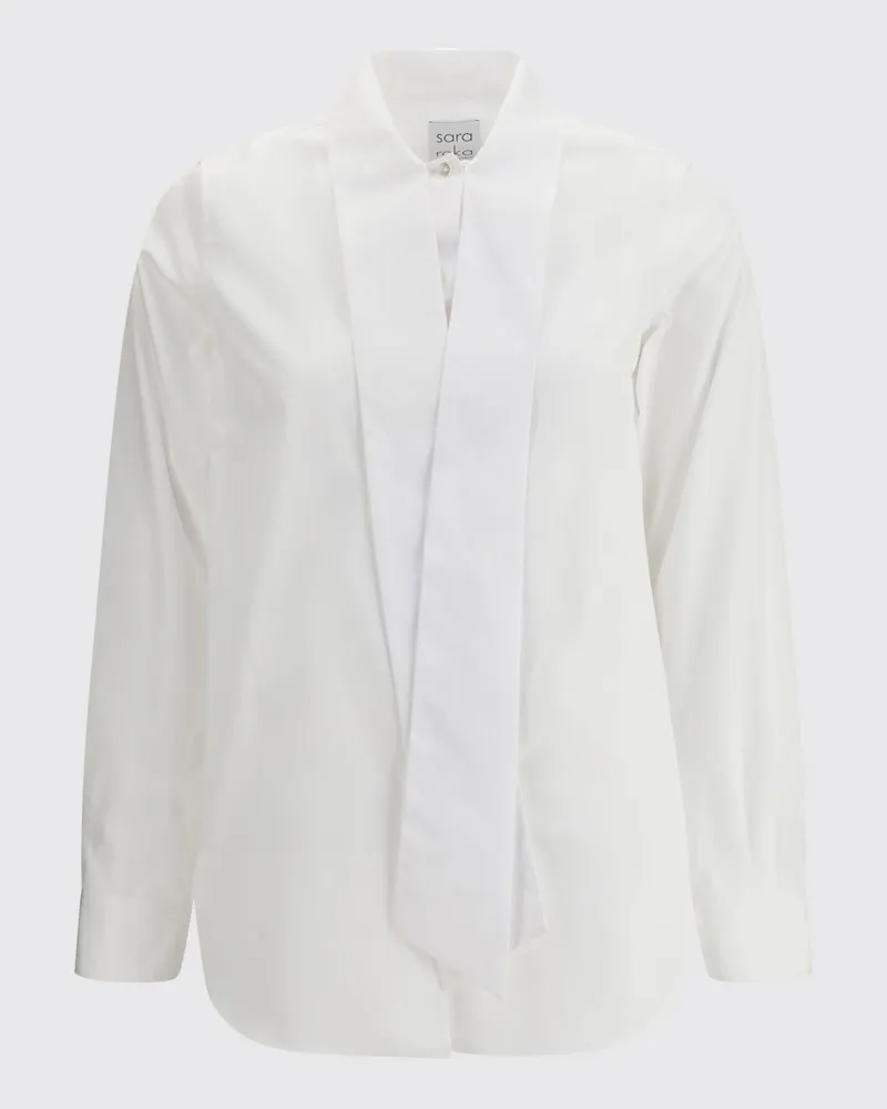 Sara Roka Hemdbluse damen Weiß