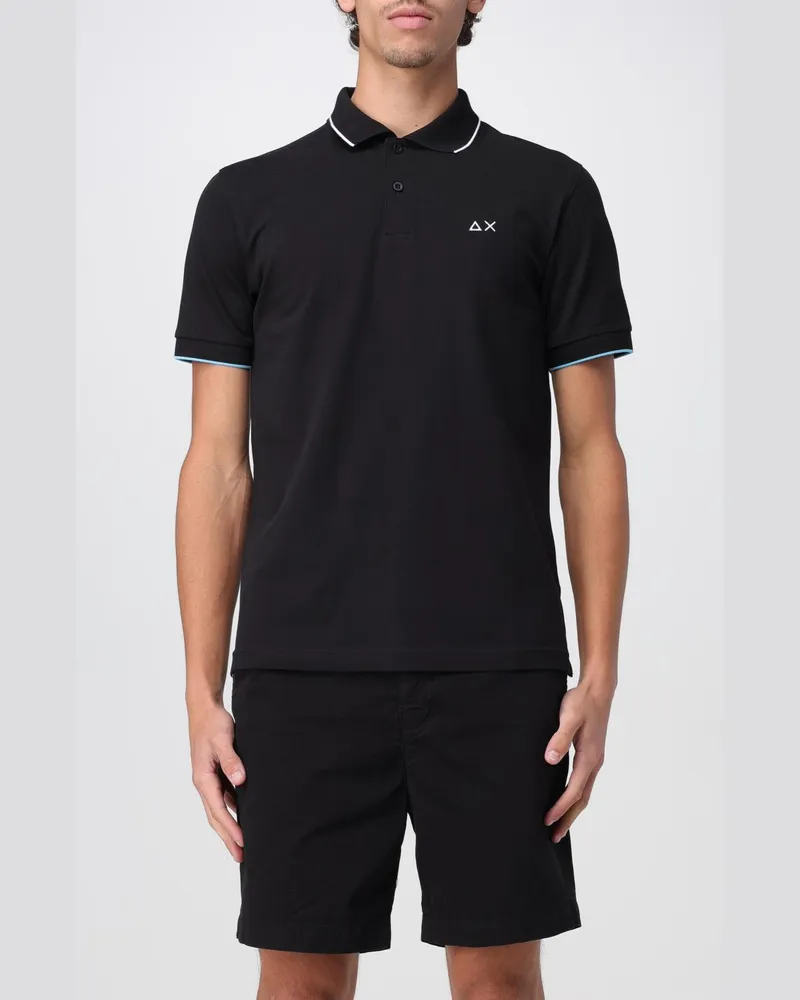 Sun68 Polo herren Schwarz