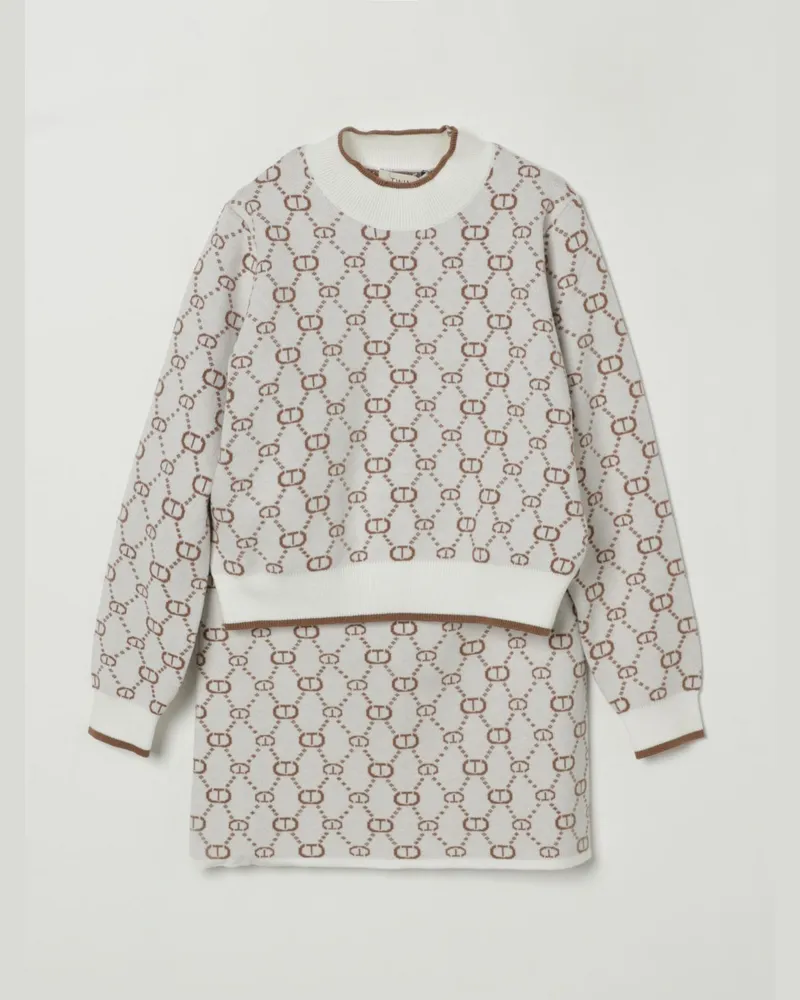 Twin-Set Kleid kinder Weiß