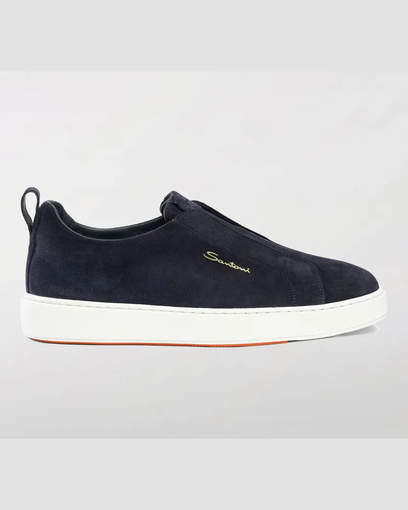 Santoni Sneakers herren Blau