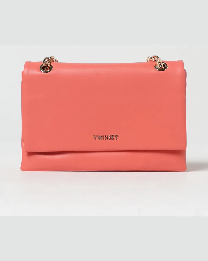 Twin-Set Schultertasche damen Korall