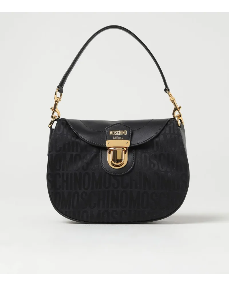 Moschino Schultertasche damen Schwarz