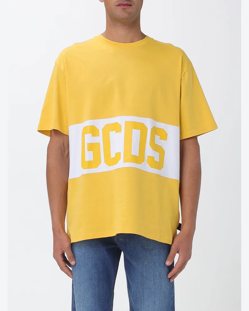 GCDS T-shirt herren Gelb