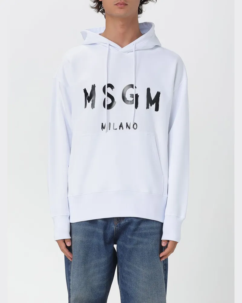 MSGM Sweatshirt herren Weiß