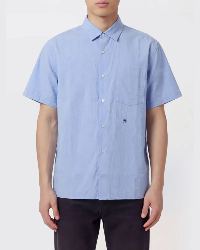 nanamica Hemd herren Hellblau